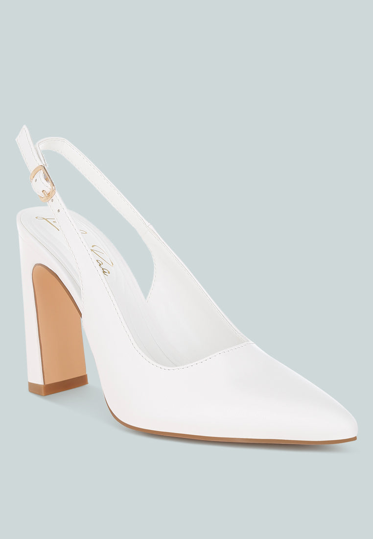Sarka Pointy Toe Slingback Pumps-1