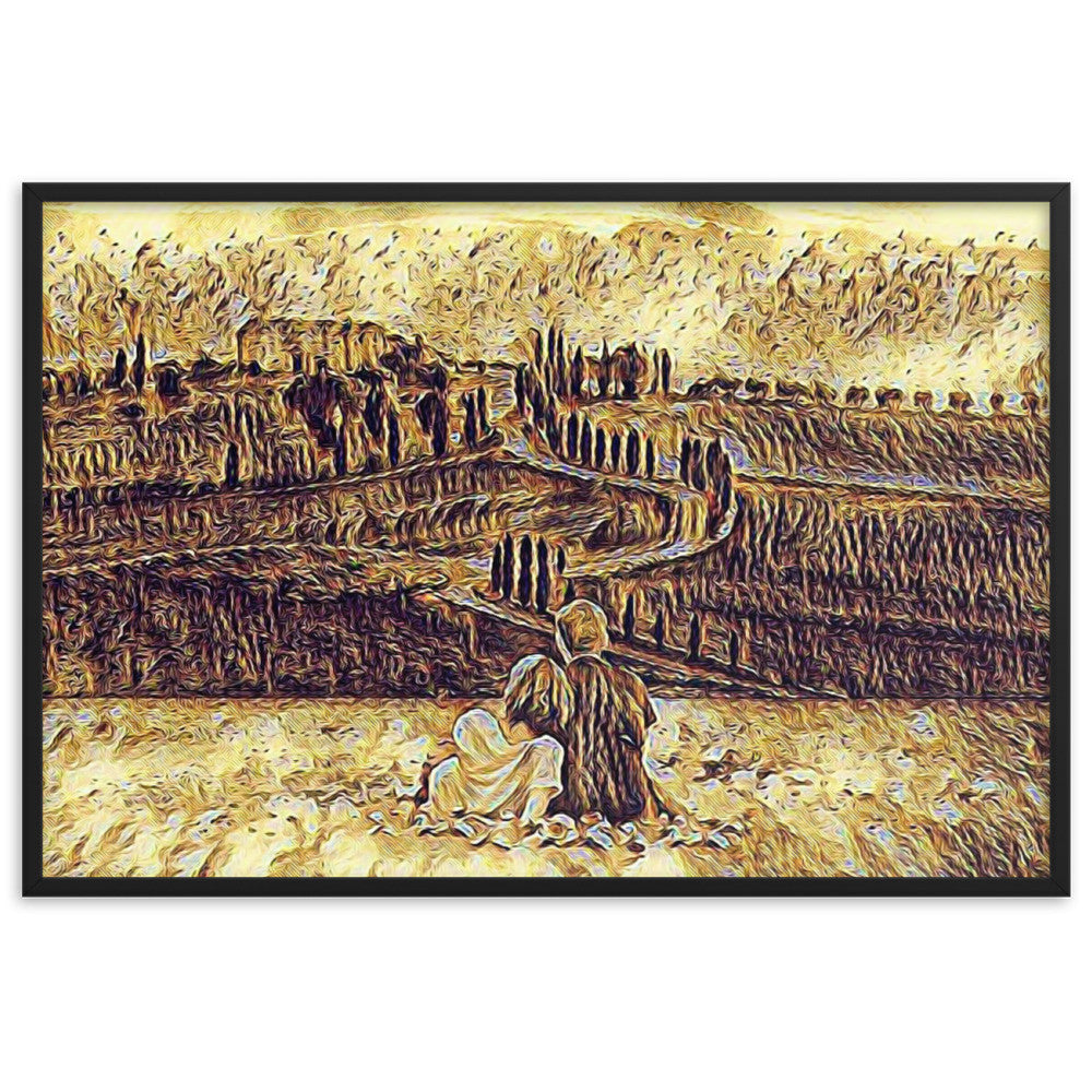 SEEING THE DAWN THROUGH THE DREAM SUPERIOR Framed Poster-0