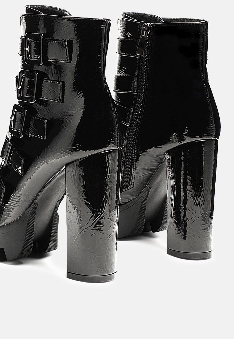 Ouzaki High Block Heeled Boots-2