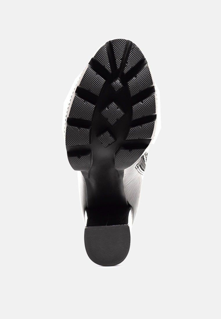 Ouzaki High Block Heeled Boots-4