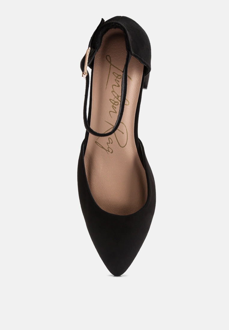 Kody Suede Ankle Strap Block Heel Sandals-3