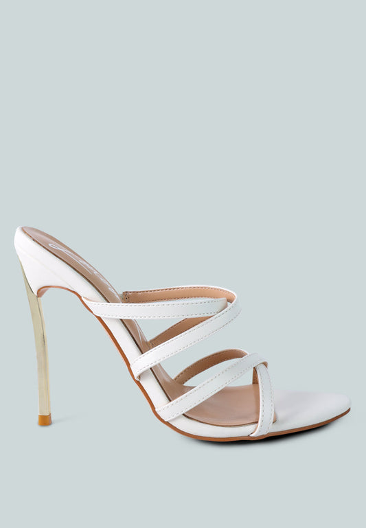 Nightclub Ready Strappy Stiletto Heel Sandals-0