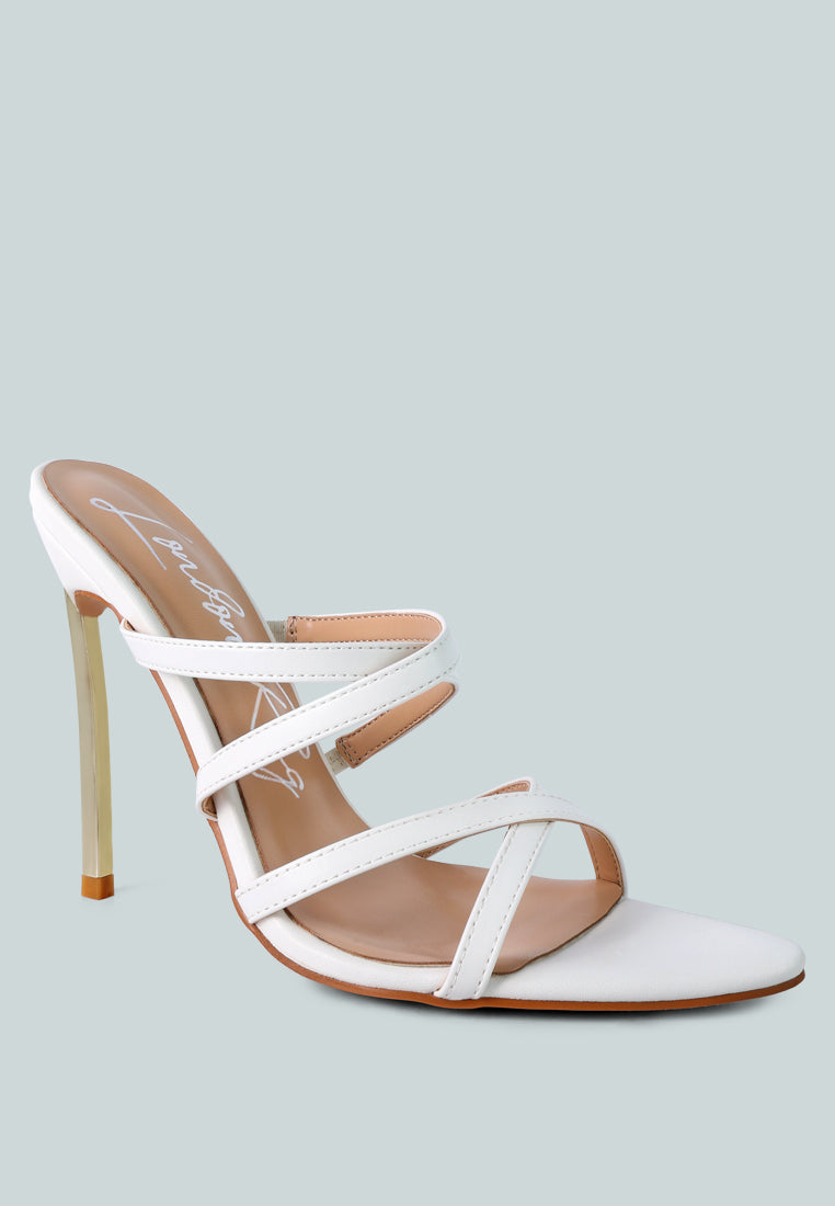 Nightclub Ready Strappy Stiletto Heel Sandals-2