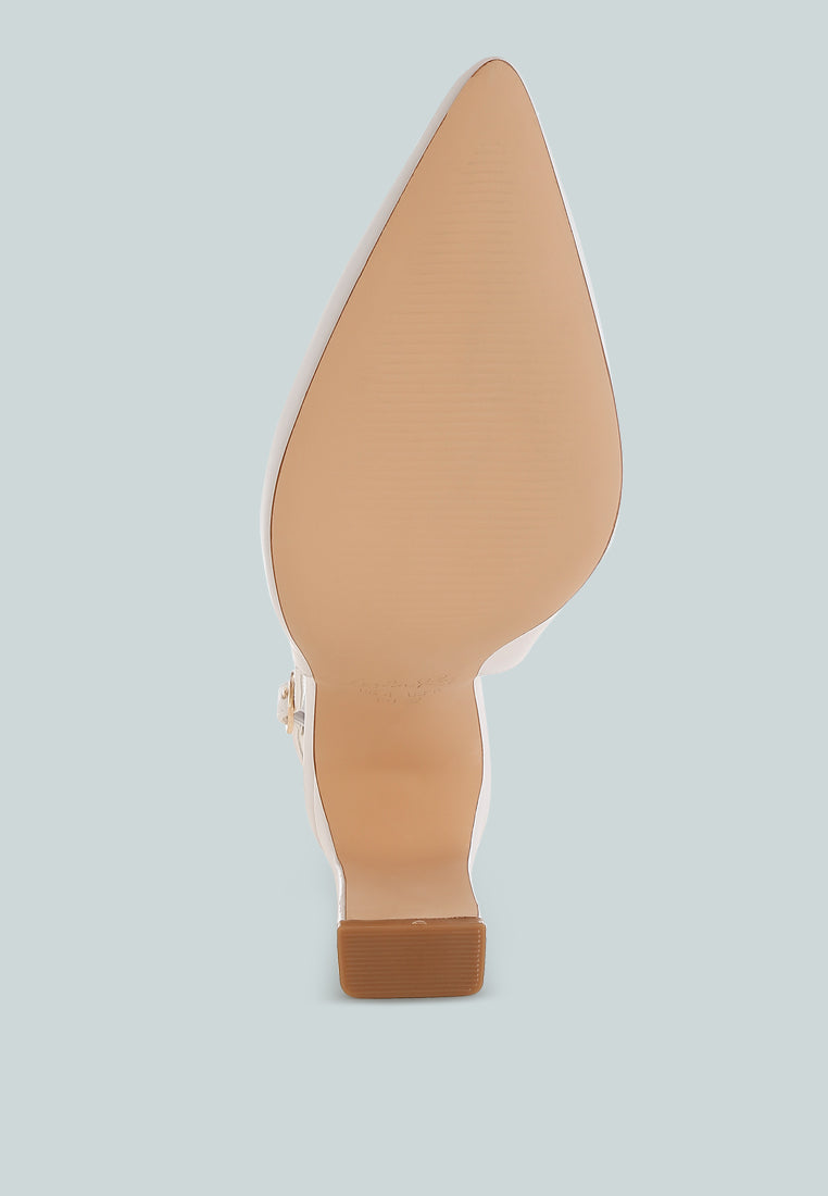 Sarka Pointy Toe Slingback Pumps-4