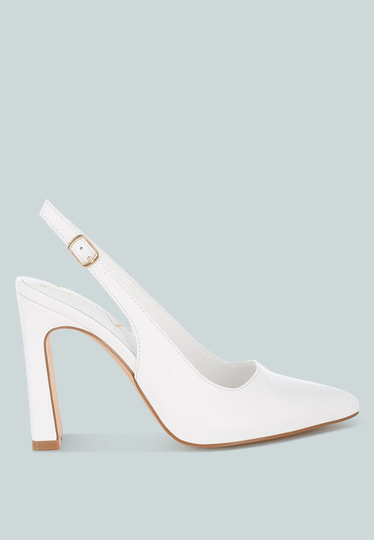 Sarka Pointy Toe Slingback Pumps-0