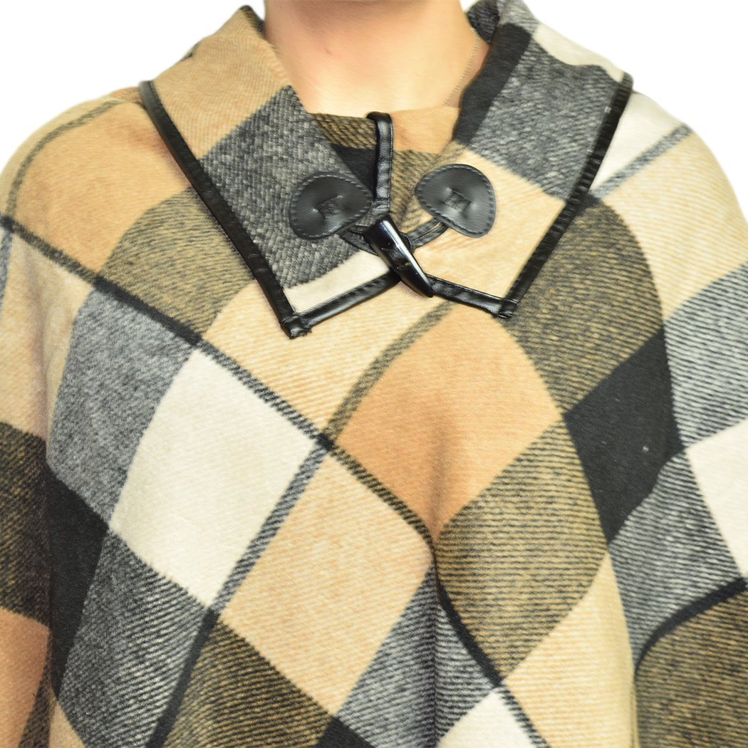ClaudiaG Plaid Shawl-1