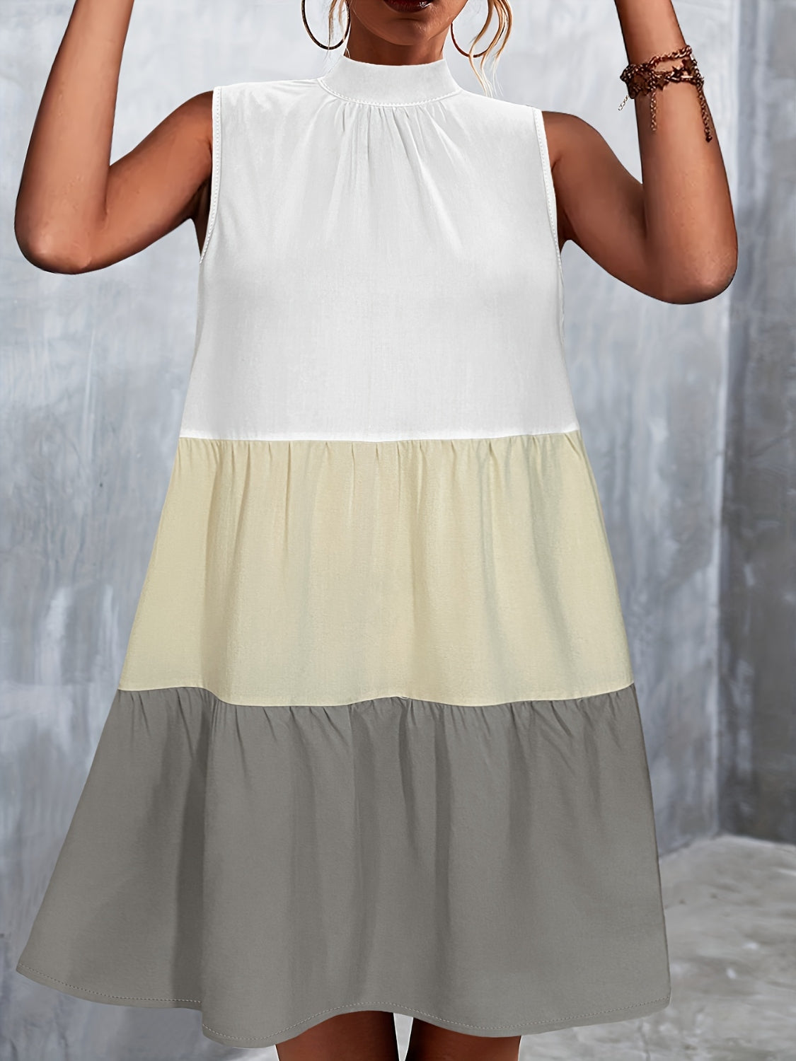 Andy Color Block Dress-1