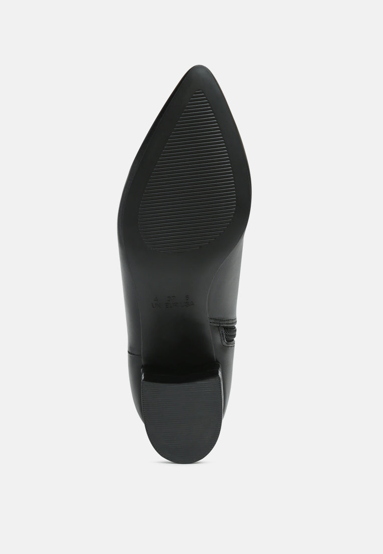 Thalia Pointed Toe Ankle Boots-4